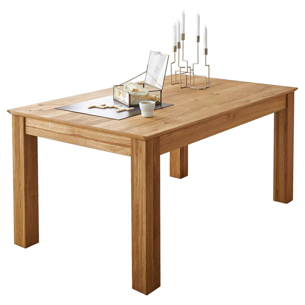 JEDILNA MIZA, masivno hrast barve hrasta