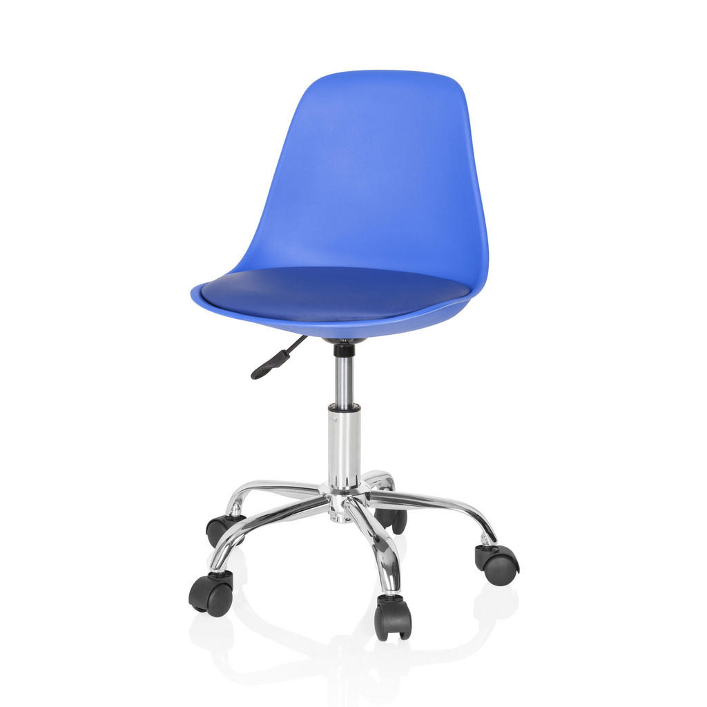 Alternative view of MLADINSKI VRTLJIVI STOL umetna masa modra