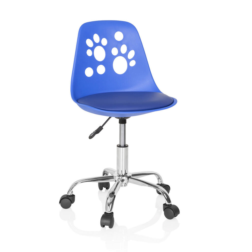 MLADINSKI VRTLJIVI STOL tekstil modra