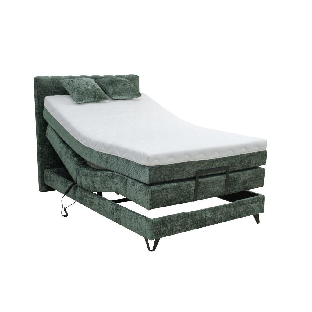 Alternative view of POSTELJA BOXSPRING 120 cm  x 200 cm , tekstil, leseni material