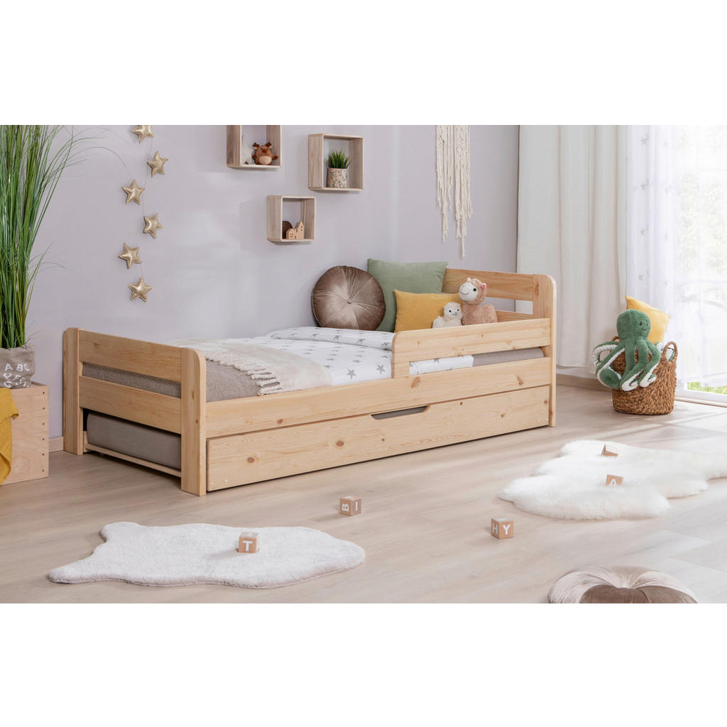 Alternative view of RAZTEGLJIVA POSTELJA 90 cm  x 200 cm , naravne barve