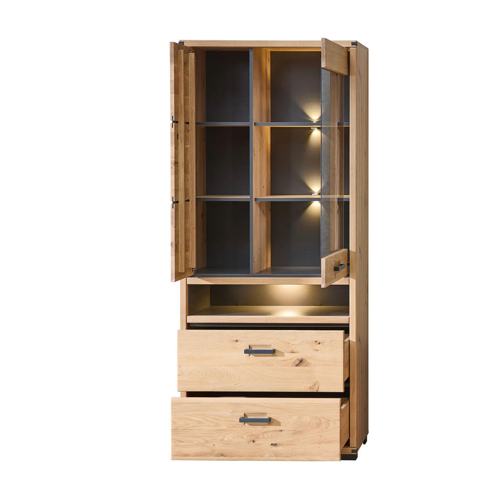 Alternative view of VITRINA, hrast artisan