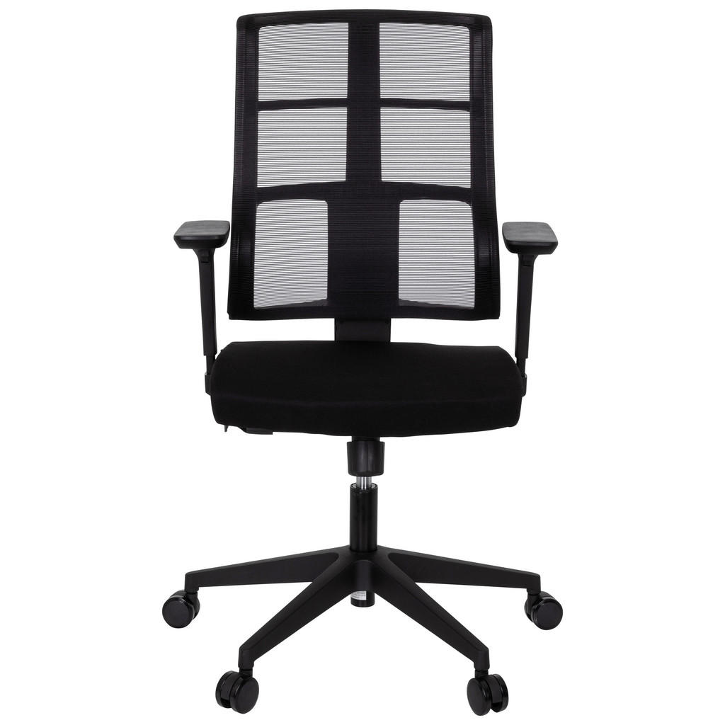 Alternative view of VRTLJIVI STOL umetna masa, tekstil črna