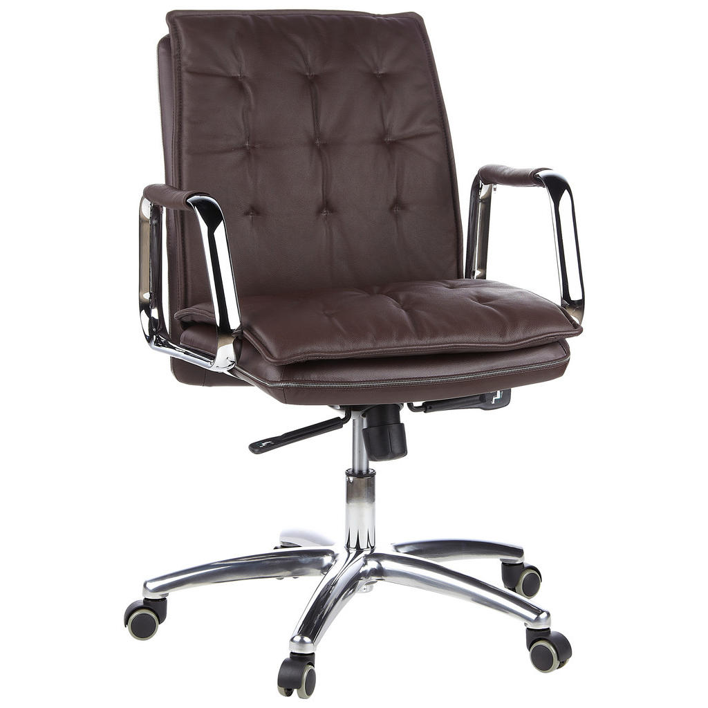 VRTLJIVI STOL usnje rjava