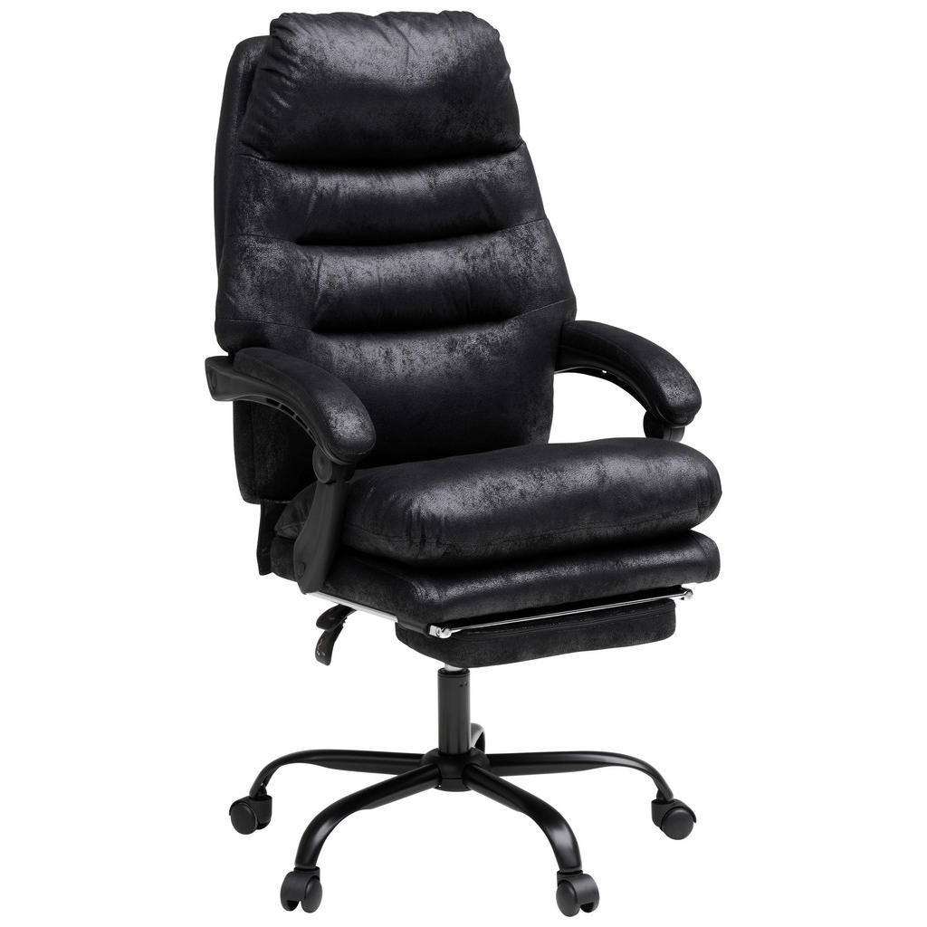 PISARNIŠKI STOL kovina, tekstil črna