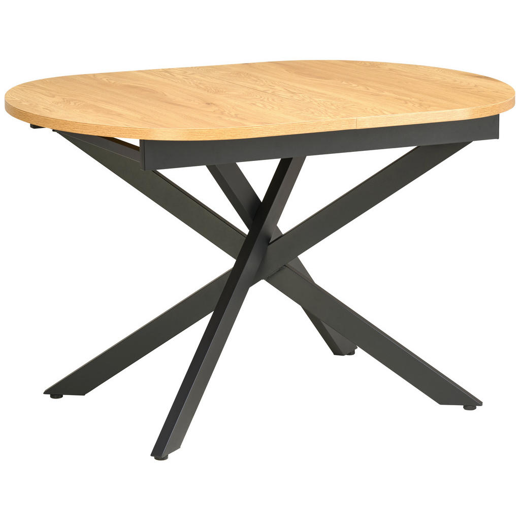 RAZTEGLJIVA MIZA, črna, barve hrasta
