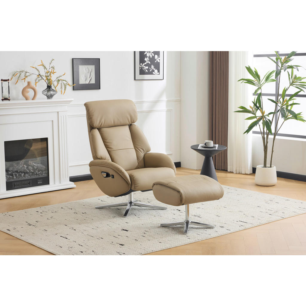 Alternative view of MASAŽNI STOL, rjavosiva tekstil, usnje