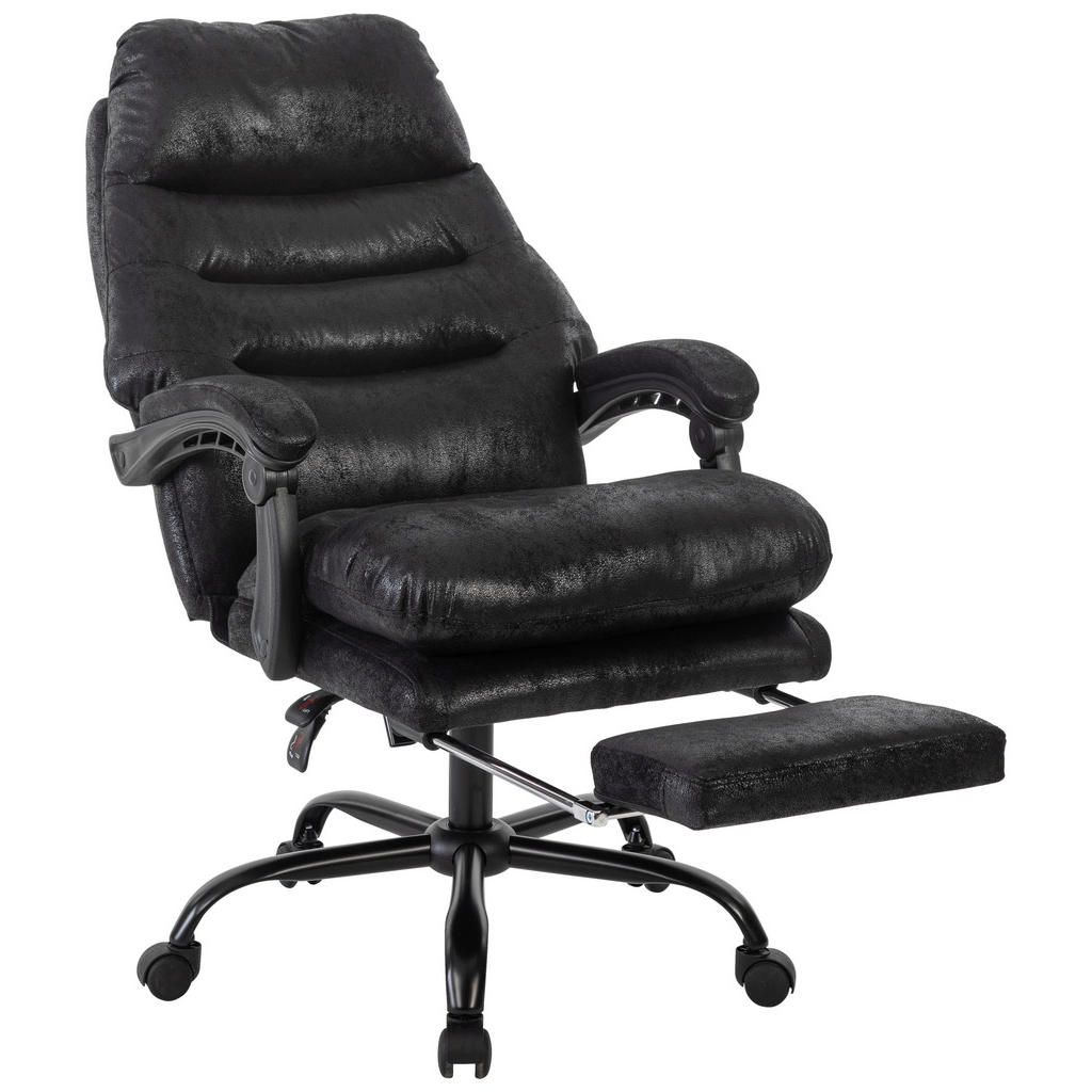 Alternative view of PISARNIŠKI STOL kovina, tekstil črna