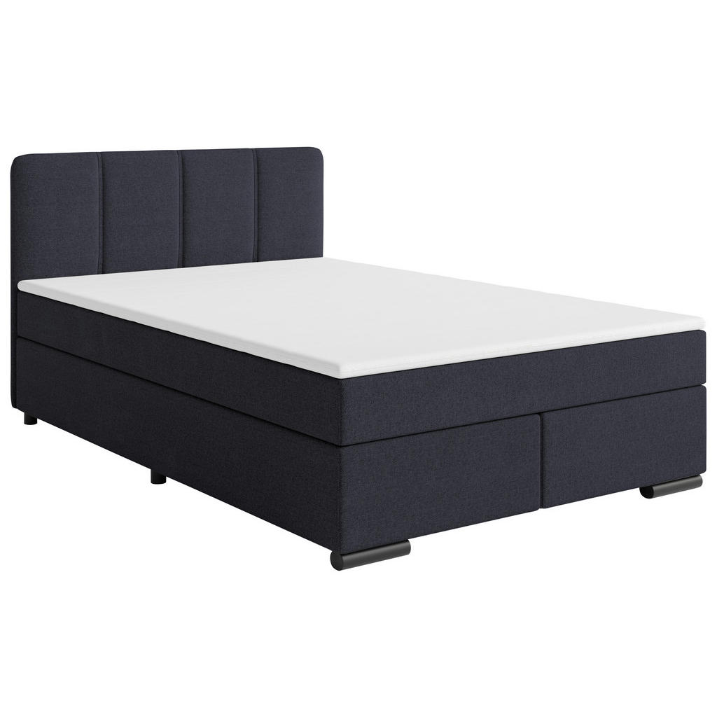 Alternative view of POSTELJA BOXSPRING 120 cm  x 200 cm , les, tekstil, karton antracit