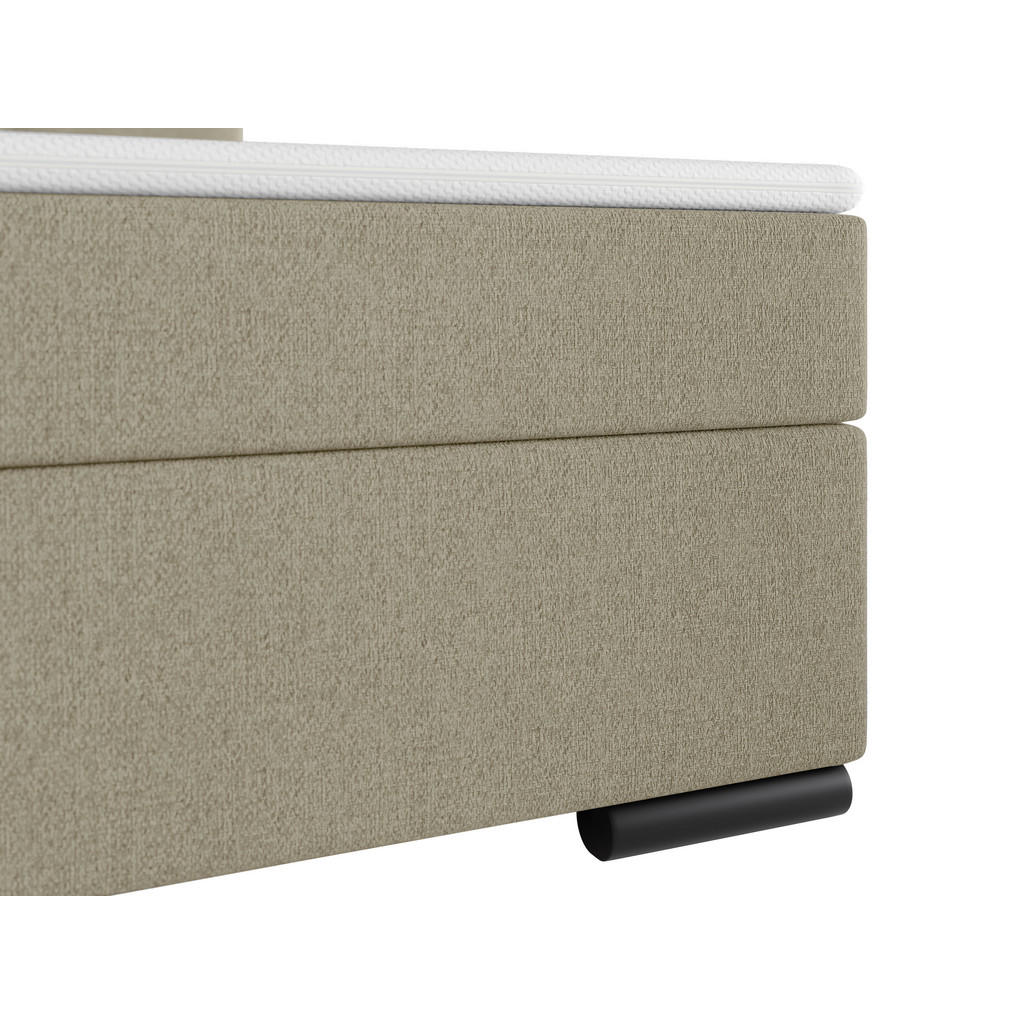 POSTELJA BOXSPRING 160 cm x 220 cm , les, tekstil, karton bež - slika 6