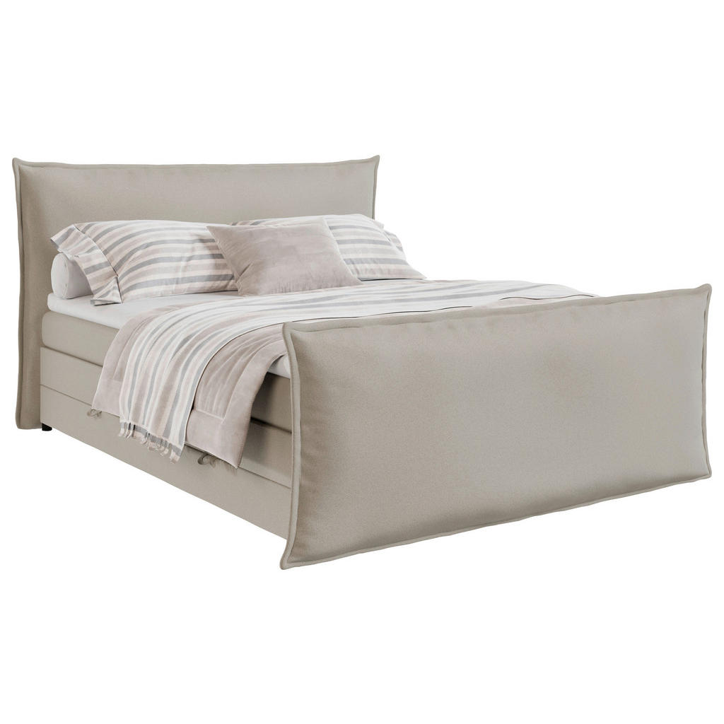 Alternative view of POSTELJA BOXSPRING 180 cm  x 200 cm , tekstil bež