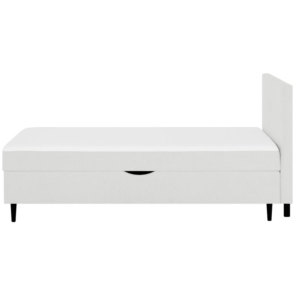 POSTELJA Z VZMETNICO 120 cm x 200 cm , tekstil siva - slika 5