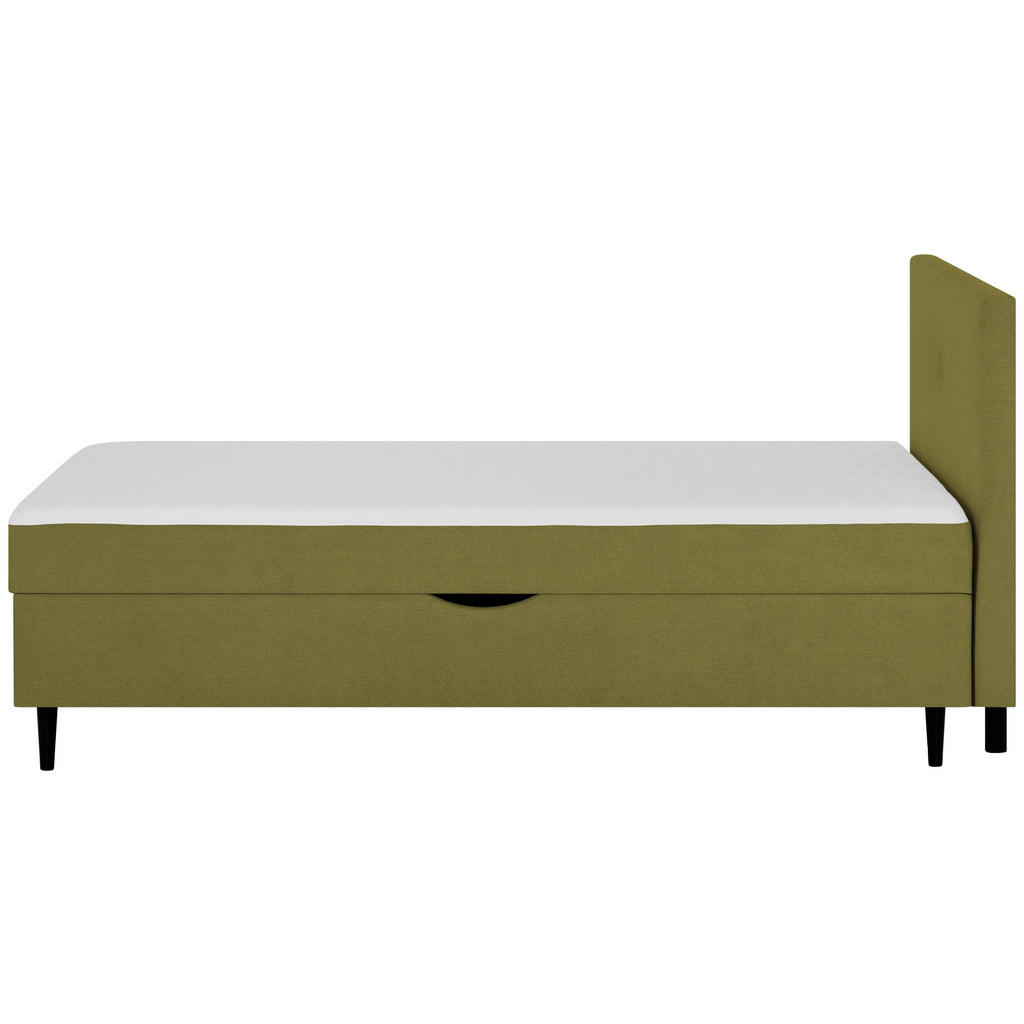POSTELJA Z VZMETNICO 90 cm x 200 cm , tekstil zelena - slika 5