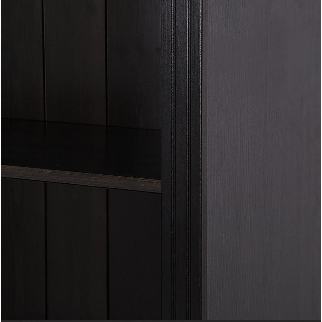 REGAL 74/223/37 cm barve bora, temno rjava - slika 5