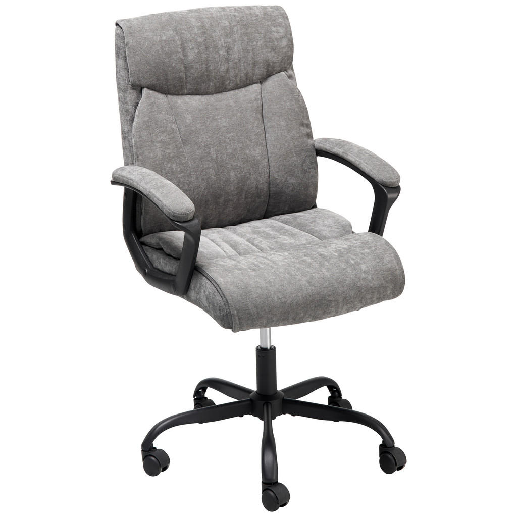 VRTLJIVI STOL les, kovina, umetna masa, tekstil siva