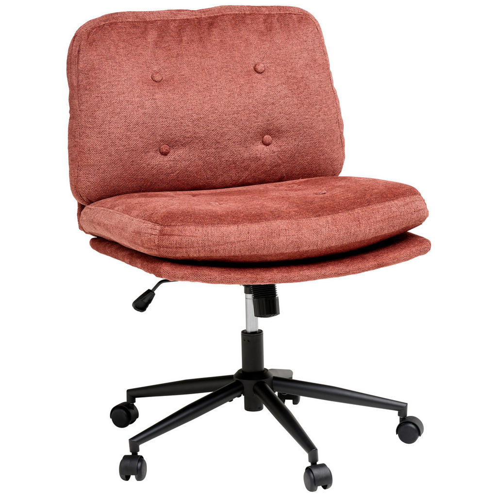 VRTLJIVI STOL les, kovina, umetna masa, tekstil rdeča