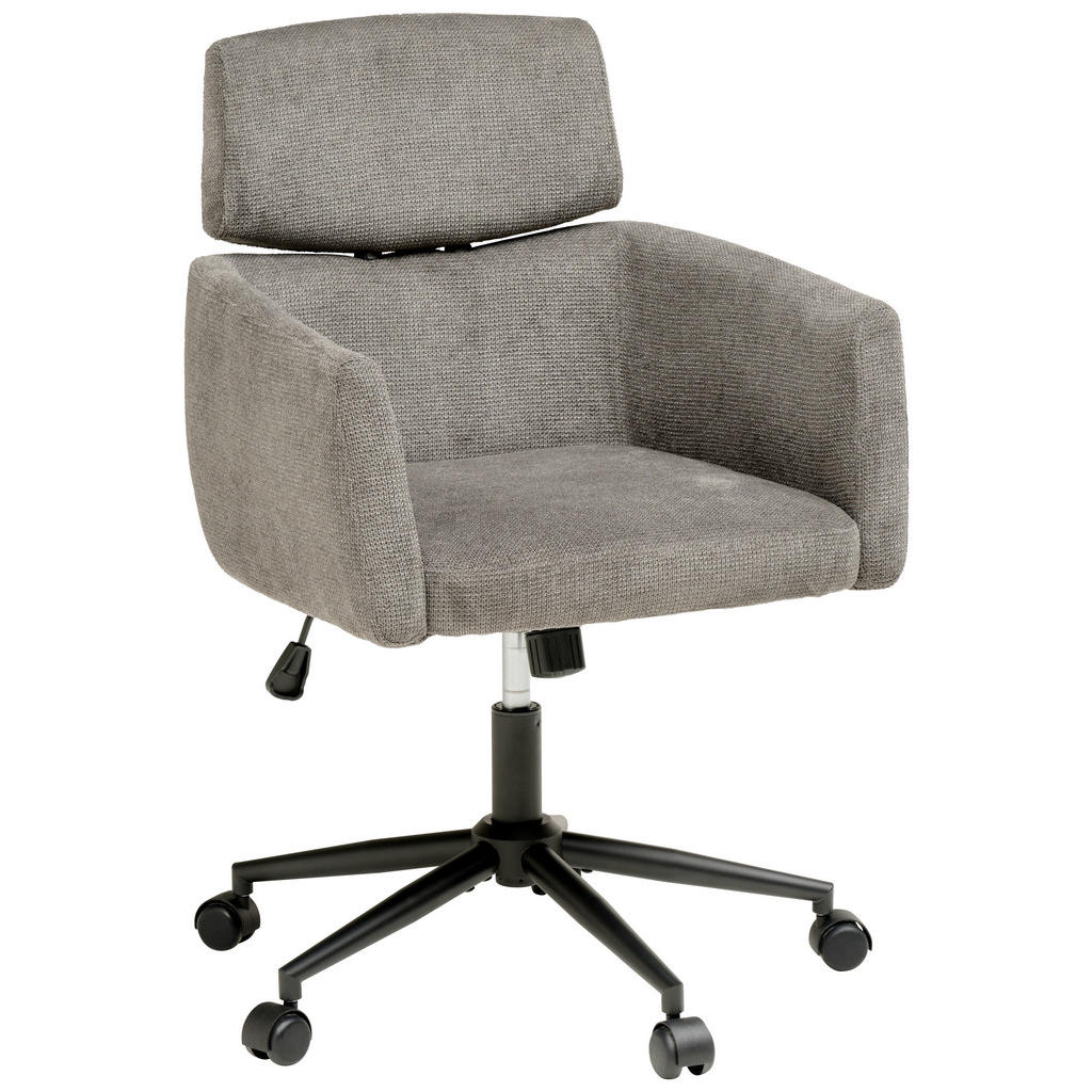 VRTLJIVI STOL les, kovina, umetna masa, tekstil siva