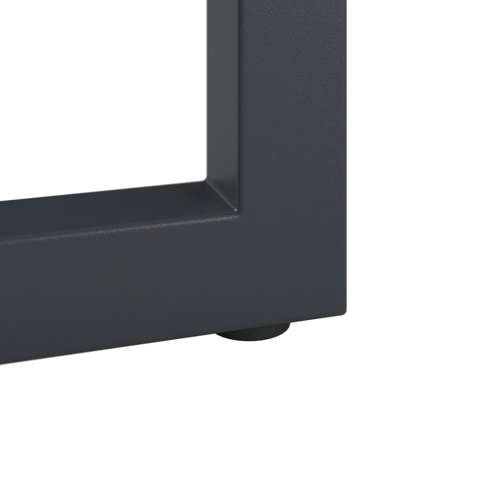 VRTNA MIZA kovina, steklo antracit, barve hrasta - slika 6