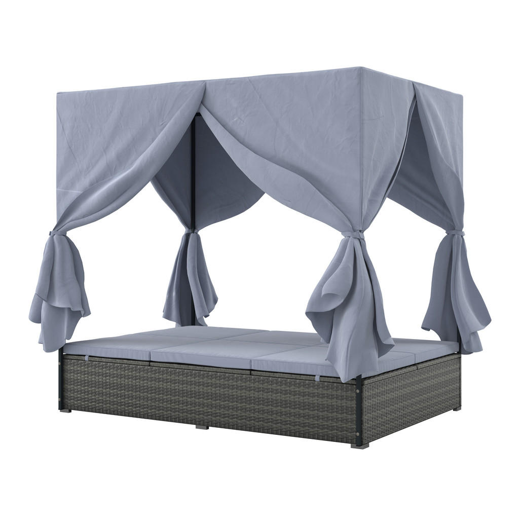 Alternative view of VRTNI LEŽALNIK železo prašno lakirano siva