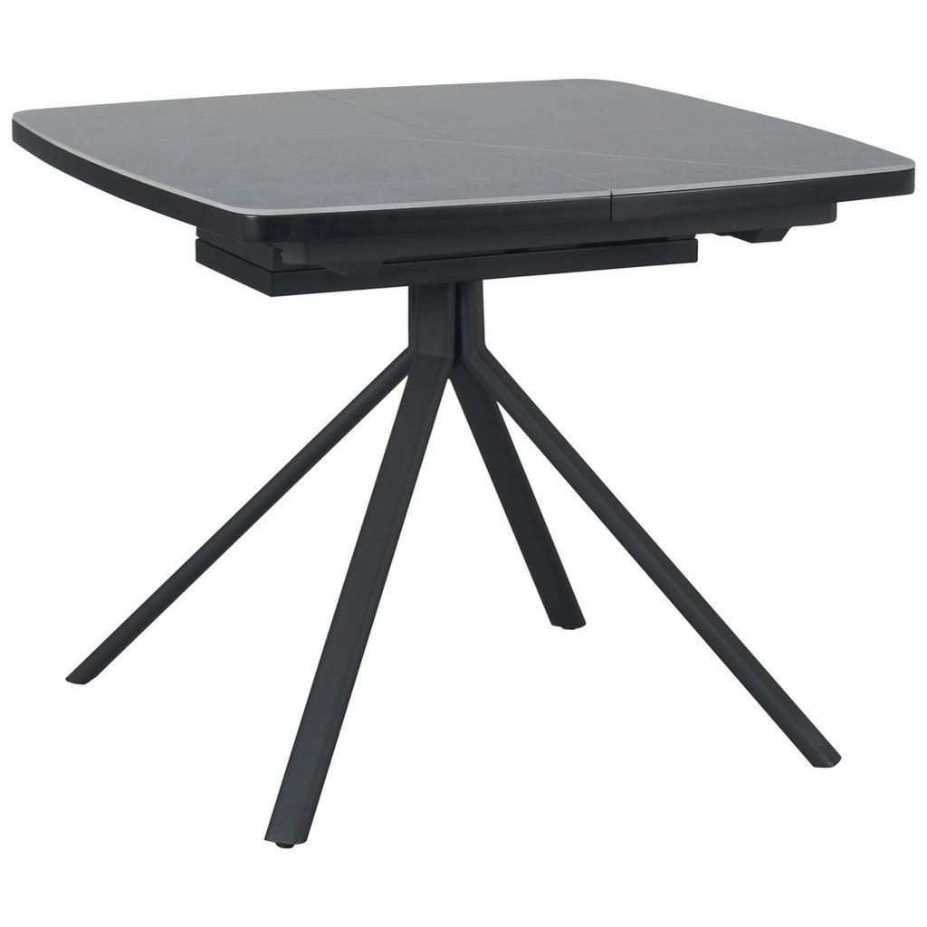 JEDILNA MIZA, siva, črna