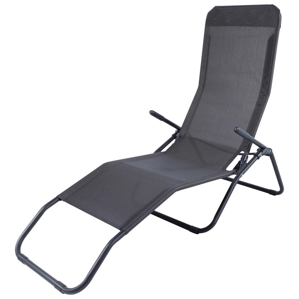 VRTNI LEŽALNIK jeklo prašno lakirano antracit, rjava