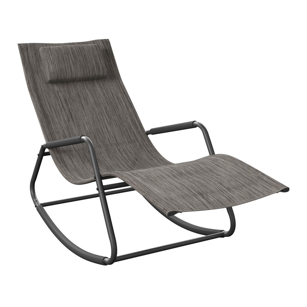 GUGALNI LEŽALNIK jeklo prašno lakirano antracit, siva