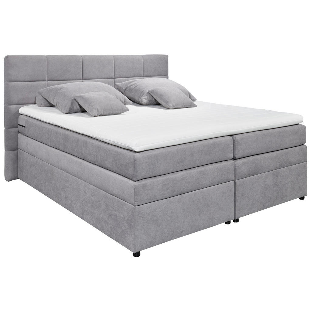 POSTELJA BOXSPRING 180 cm x 200 cm , svetlo siva - slika 6