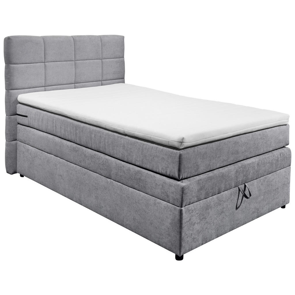 POSTELJA BOXSPRING 120 cm x 200 cm , svetlo siva - slika 2