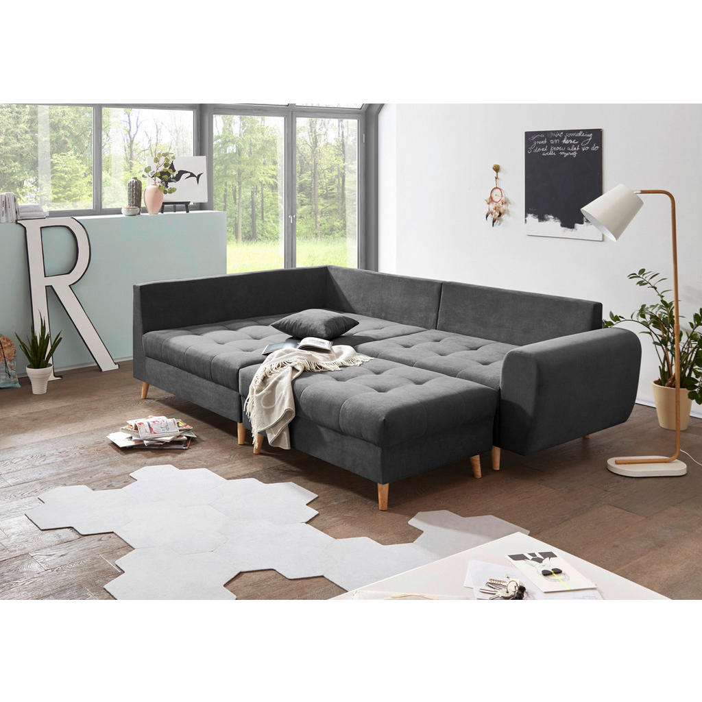 TABURE, tekstil, leseni material antracit - slika 4