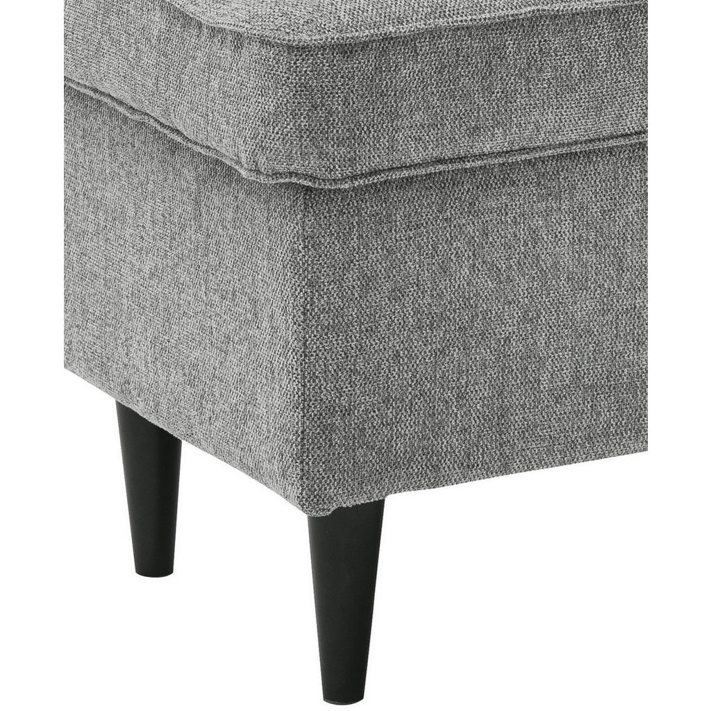 TABURE, tekstil, leseni material siva - slika 3