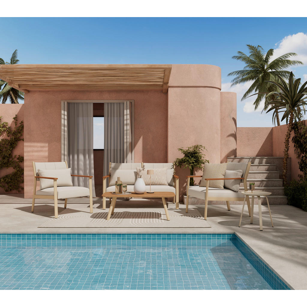 VRTNI SET  aluminij  naravne barve naravne barve, bež