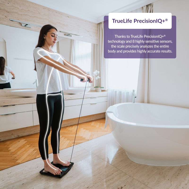 TrueLife pametna tehtnica W8 Black - slika 3