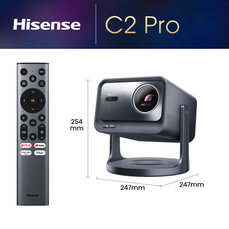 Alternative view of Hisense pametni 4K mini projektor C2 PRO