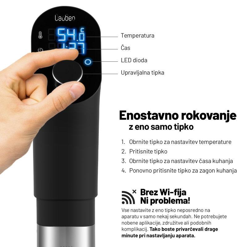 Lauben Sous Vide Stick SV01 kuhalnik - slika 4