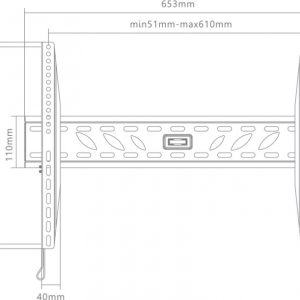 Alternative view of GoGEN nosilec za TV FIX XL2