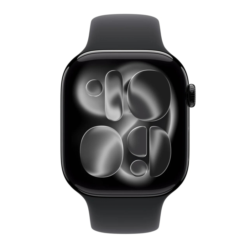 Alternative view of Apple Watch Series 11 GPS 46mm MEUW4WF/A Jet Black Aluminium - S/M