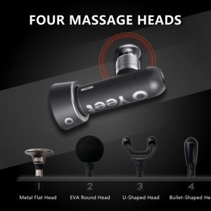 Alternative view of O'Yeet mini masažna pištola MG-M1 siva