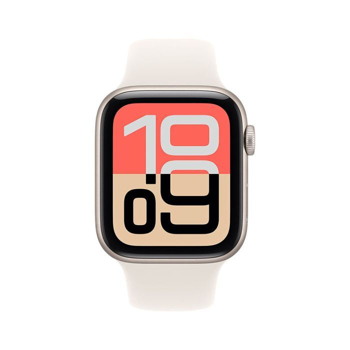 Alternative view of Apple Watch SE 3 GPS 40mm MEH54WF/A Starlight Aluminium - M/L