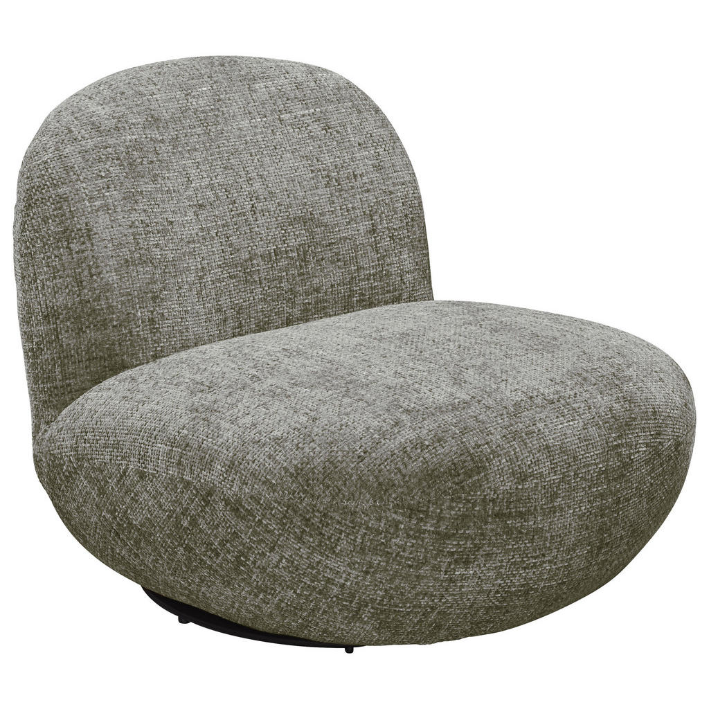 FOTELJ, siva tekstil