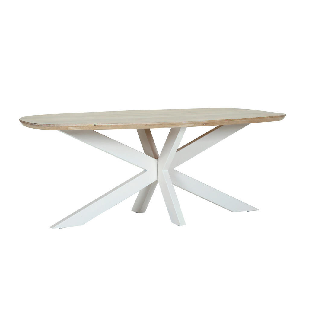 JEDILNA MIZA, masivno hrast barve hrasta