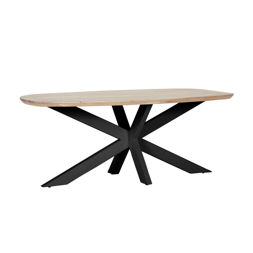 JEDILNA MIZA, masivno hrast barve hrasta