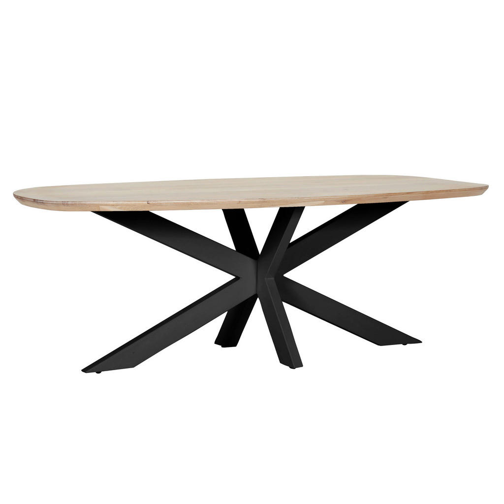 JEDILNA MIZA, masivno hrast barve hrasta