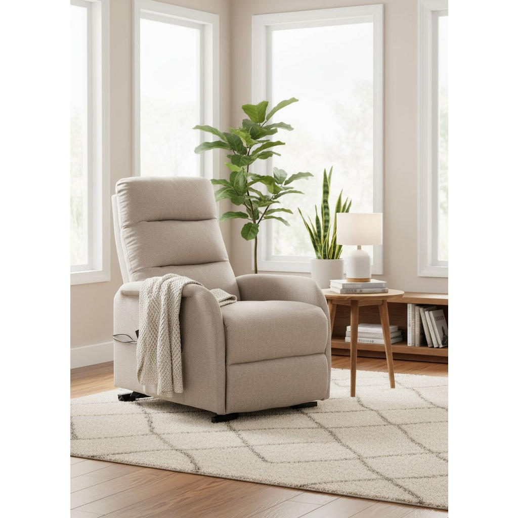 Alternative view of MASAŽNI STOL, peščene barve kovina, tekstil