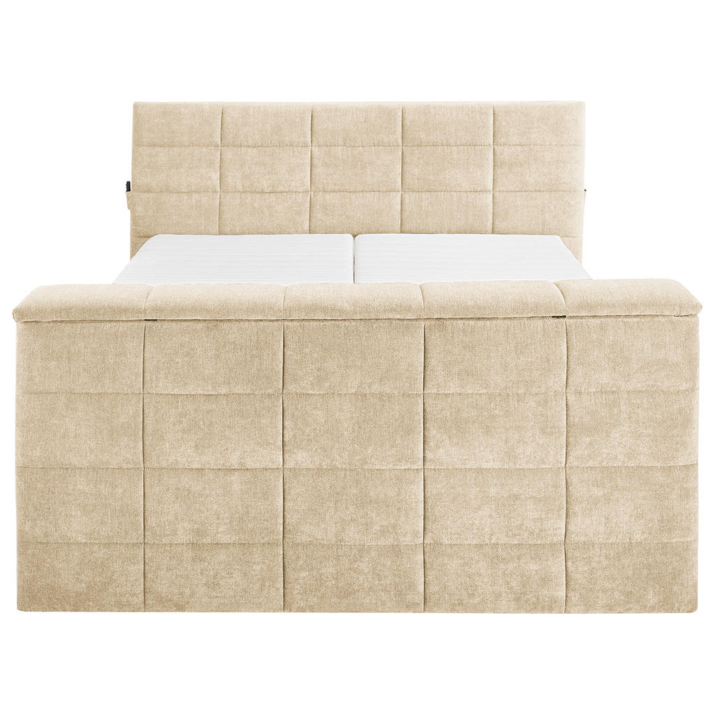 POSTELJA BOXSPRING 180 cm x 200 cm , tekstil peščene barve - slika 5