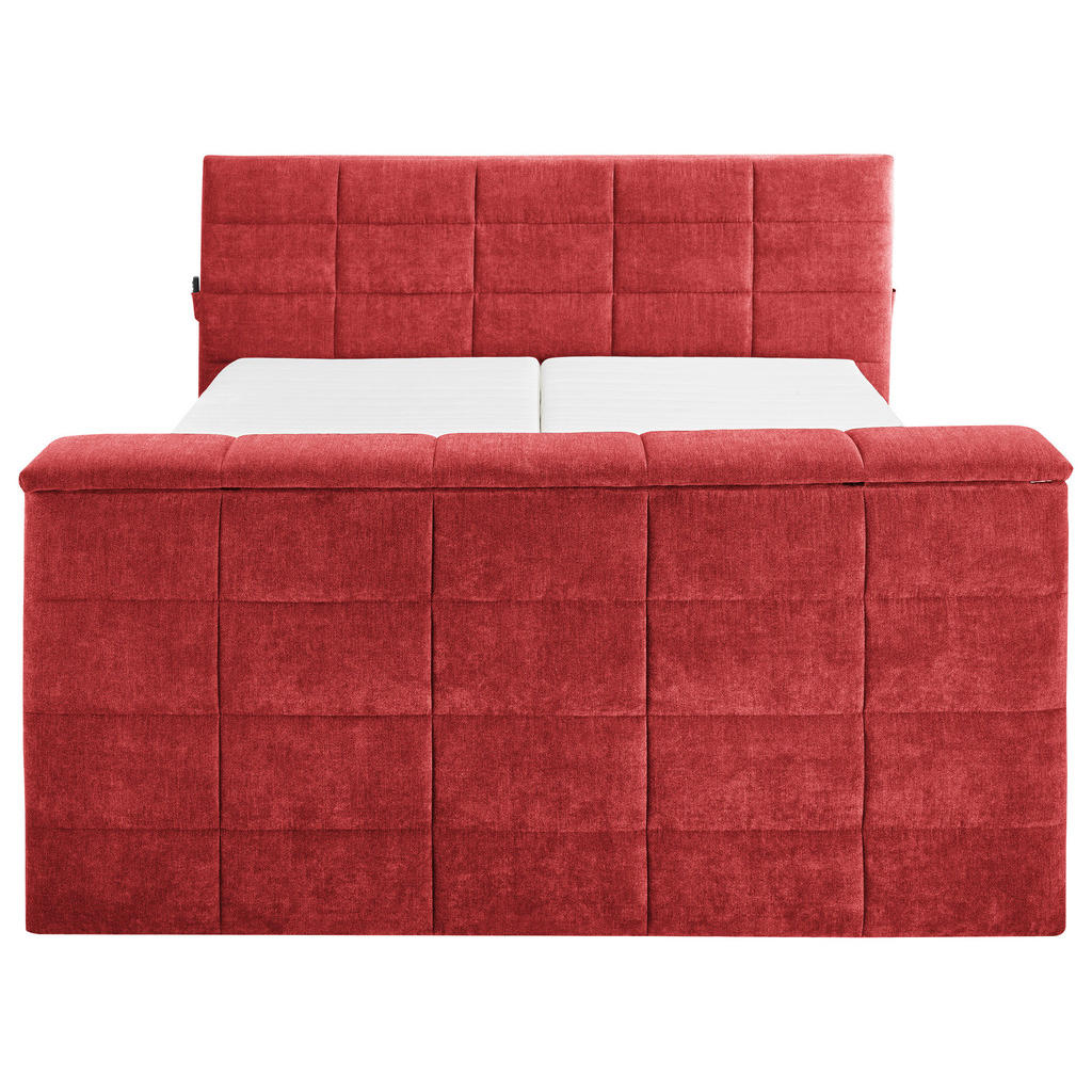 POSTELJA BOXSPRING 180 cm x 200 cm , tekstil rdeča - slika 5