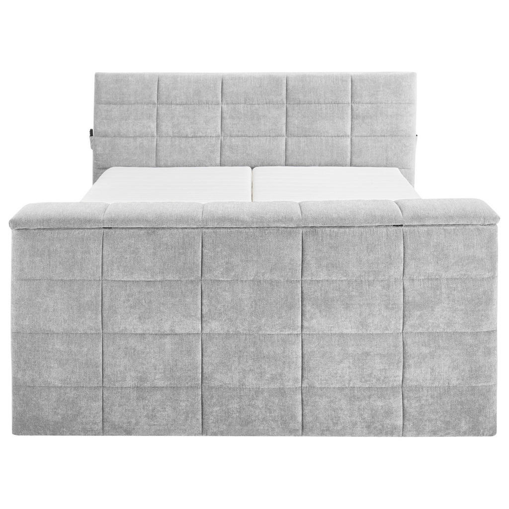 POSTELJA BOXSPRING 180 cm x 200 cm , tekstil srebrne barve - slika 6