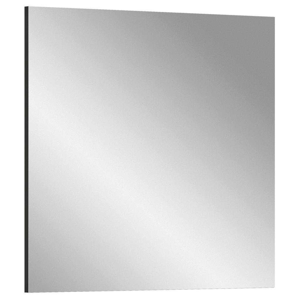 STENSKO OGLEDALO, 80/73/2 cm steklo, leseni material