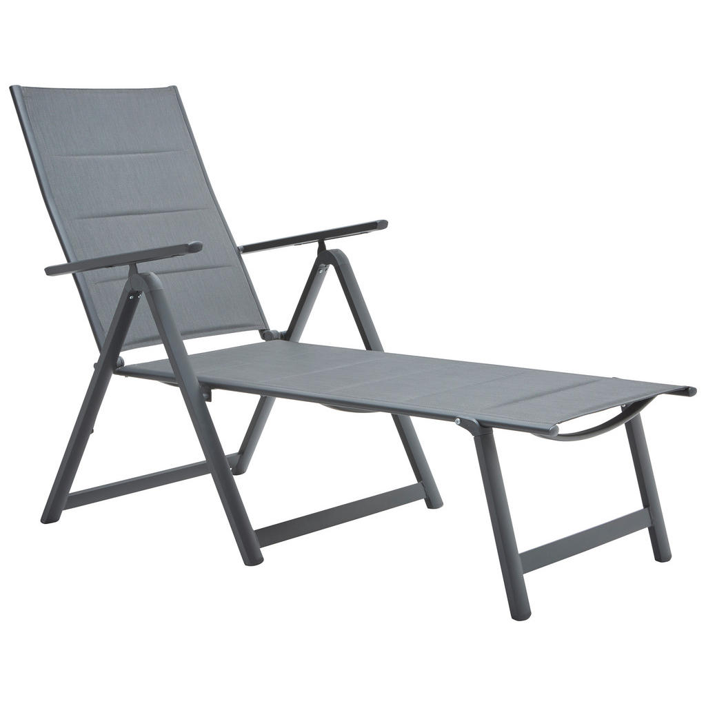 VRTNI LEŽALNIK aluminij prašno lakirano antracit, temno siva