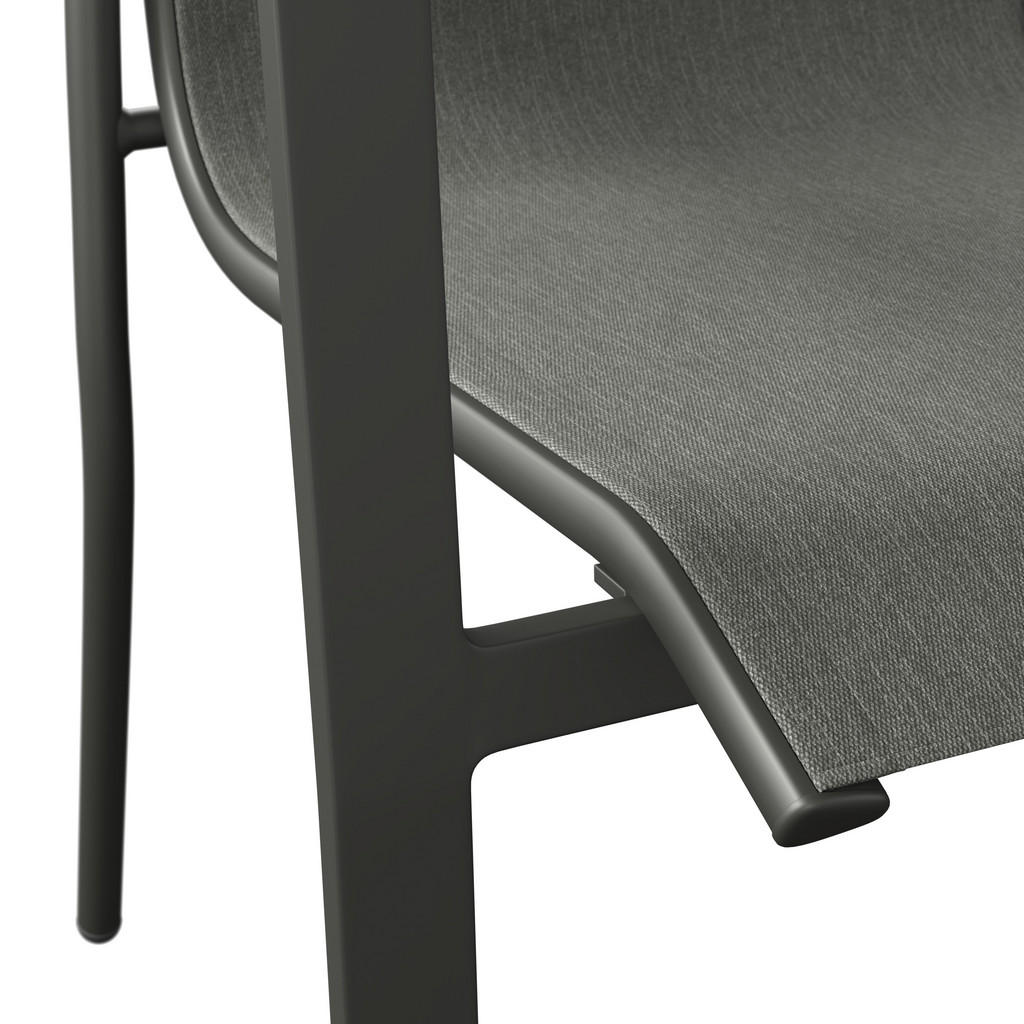 VRTNI SEDEŽ aluminij siva, naravne barve - slika 6