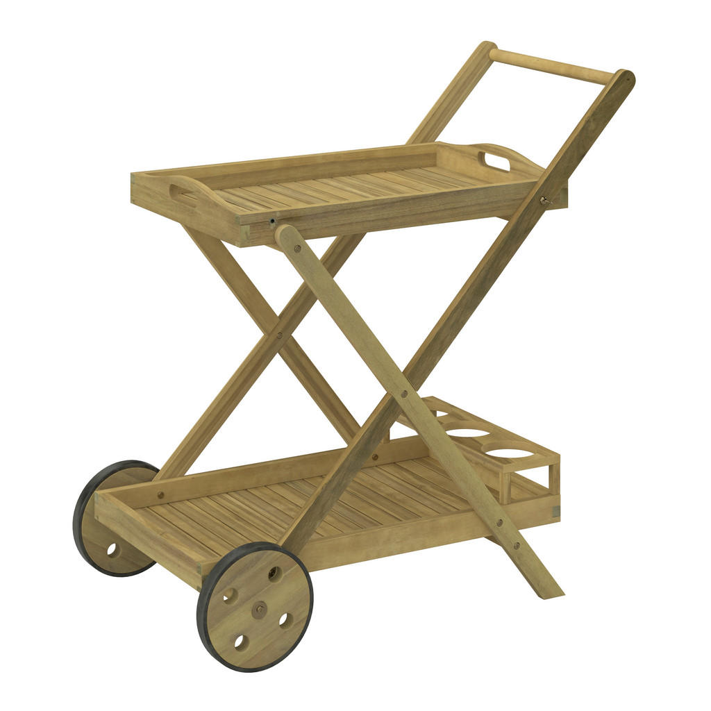 Alternative view of VRTNI SERVIRNI VOZIČEK  85/90/53 cm